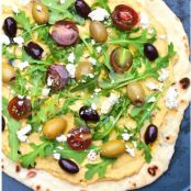 Grilled Greek Pizza