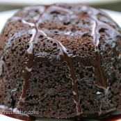 Single Serving Chocolate Raspberry Lava Cake