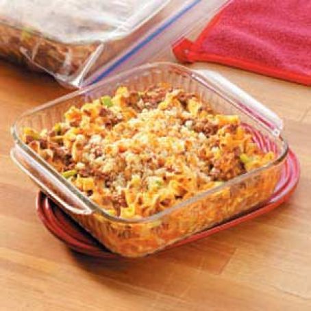Hamburger Noodle Bake
