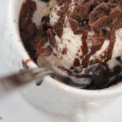 Thin Mint Diet Coke Cake (single serving)