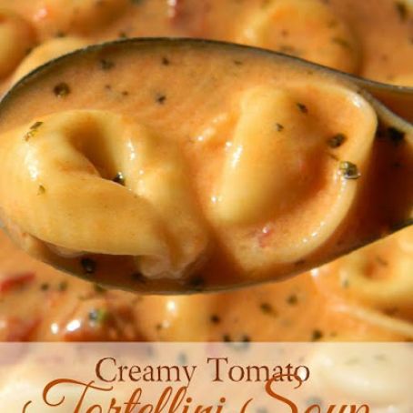 Creamy Tomato Tortellini Soup