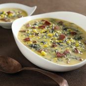 Smoked Sausage, Butternut Squash and Wild Rice Soup