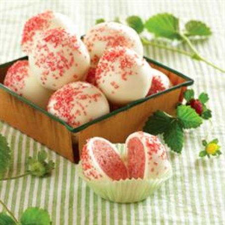 Strawberry Cream Cheesecake Balls