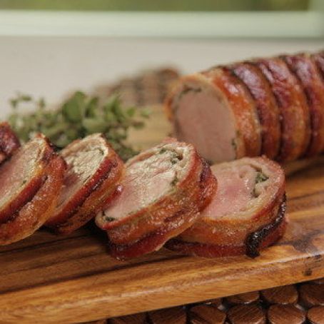 Fabio's Bacon-Wrapped Pork Tenderloin