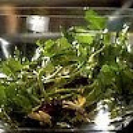 Watercress Salad with Dried Fruit and Almonds