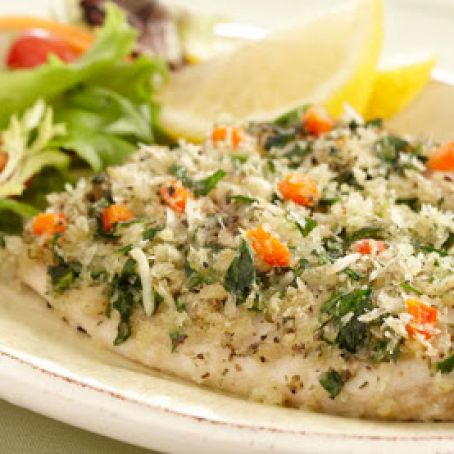 Recipe Inspirations Mediterranean Herb Crusted Tilapia Recipe