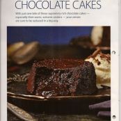 Dark Chocolate Molten Cakes