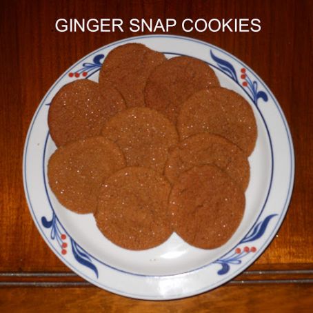 GINGER SNAPS COOKIES
