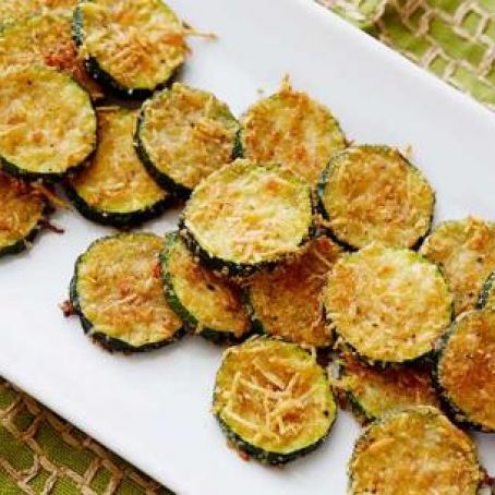 Zucchini Parmesan Crisps