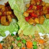 Lettuce Wraps with Hoisin-Mustard Tofu