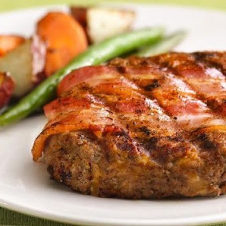 Grilled Cheesy Mini Meat Loaves