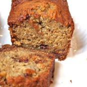 Peanut Butter Cup Banana Bread