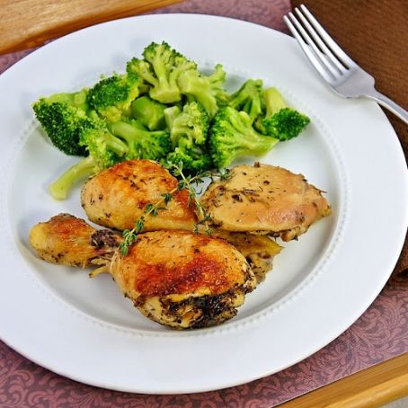 Roasted Chicken with White Wine