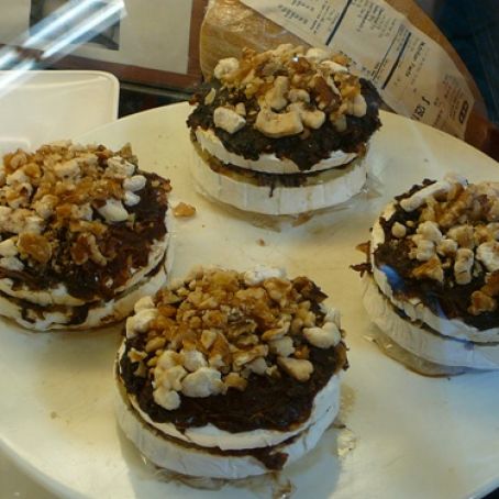 Chocolate Glazed Brie Cake