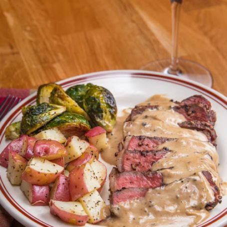 French Pepper Steak (Steak au Poivre)
