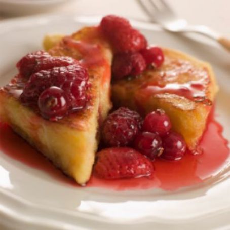 Market Pantry Grilled French Toast Sandwiches with Warm Berry Sauce