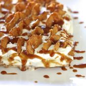 Salted Caramel Pretzel Ice Cream Cake