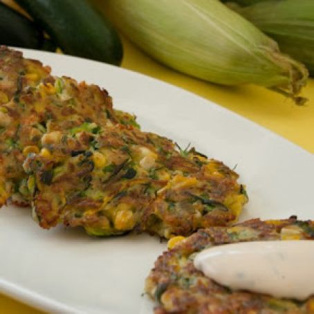 Corn and Zucchini Fritters