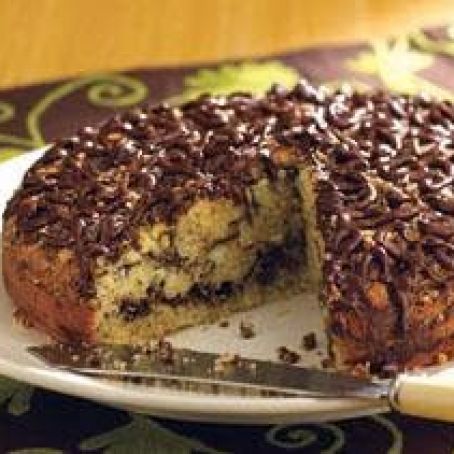 Mexican Chocolate Swirl Coffee Cake