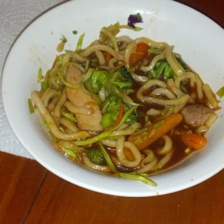 Teriyaki Noodle Soup