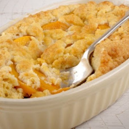 Peach Cobbler Dump Cake  Chef Ron Lock