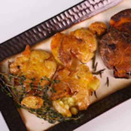 Michael Symon's Smashed and Fried Potatoes