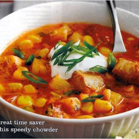 Tex-Mex Chicken & Corn Chowder