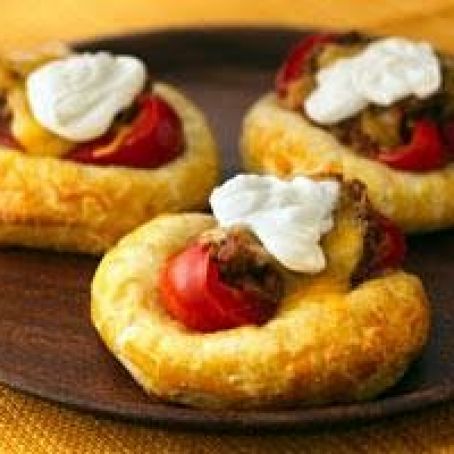 Mexican Stuffed Pepper Biscuit Tostadas