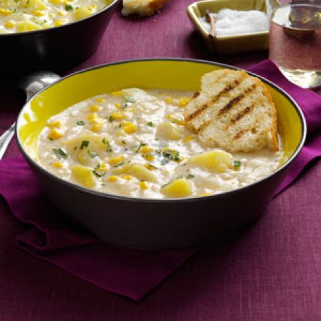 Quick Potato Corn Chowder Recipe