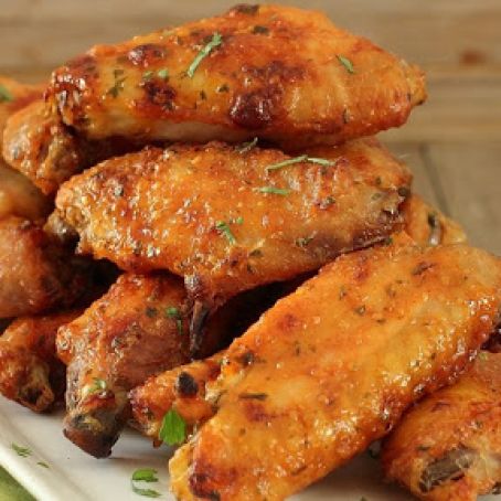 WINGS: Baked Chicken Wings with Sour Cream Seasoning
