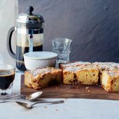 Crumb Cake with Pear Preserves
