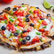 Taco Quesadilla Pizzas