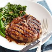 Bourbon-Sauced Pork Chops