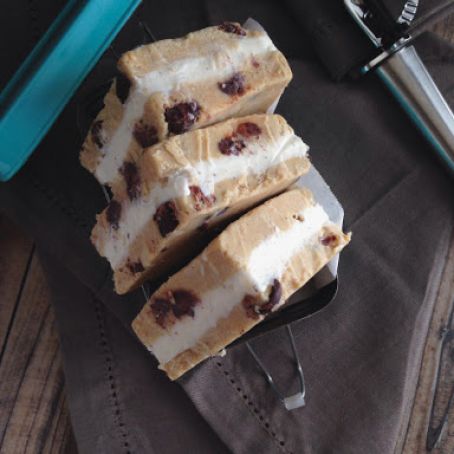 Paleo Cookie Dough Ice Cream Sandwiches from Clean Eating With a Dirty Mind
