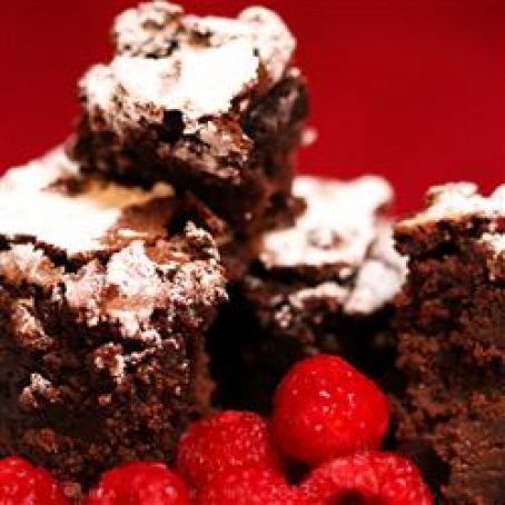 Righteous Raspberry Brownies