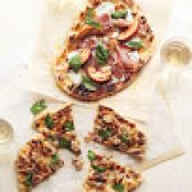 Grilled Pizzas with Clams and Bacon