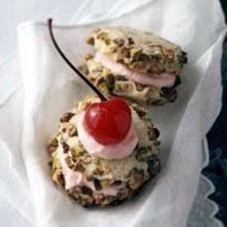 Cherry Pistachio Creams