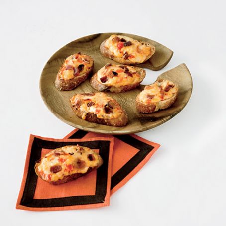 Pimento Cheese & Bacon Crostini