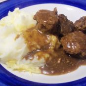 Norwegian Meatballs with Brown Gravy