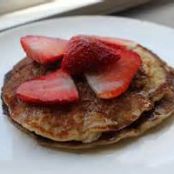 Oatmeal Pancakes with Strawberries
