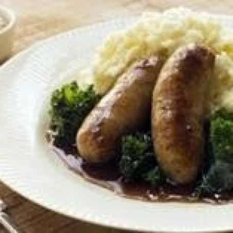English Bangers and Mash