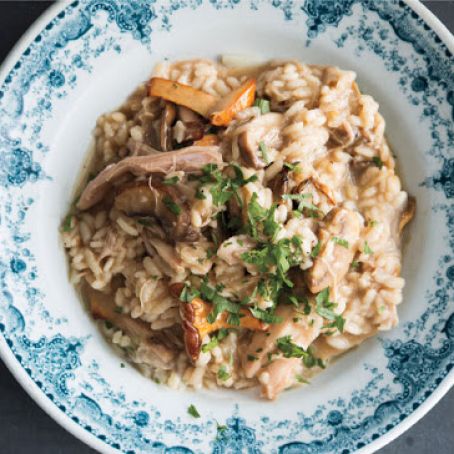 TURKEY AND MUSHROOM RISOTTO