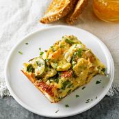 Four-Cheese Zucchini Strata