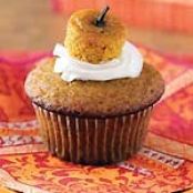 Cream Filled Pumpkin Cupcakes