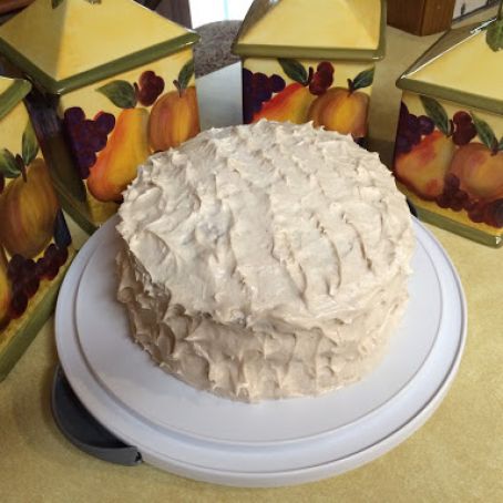 Pumpkin Cake Frosted with Cinnamon Cream Cheese