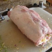 MUSHROOM BROCCOLI STUFFED  PORK LOIN