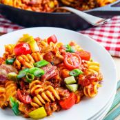 One Pot Bacon Cheeseburger Casserole