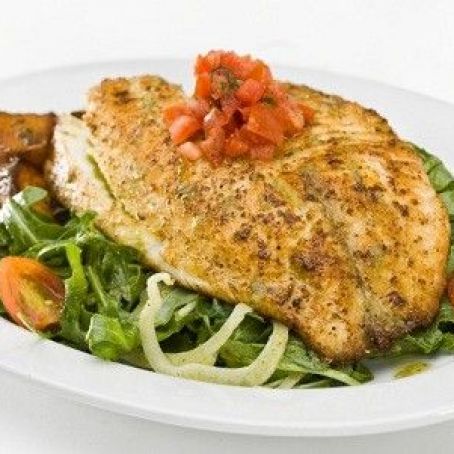 Broiled Tilapia Parmesan