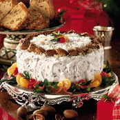 Fresh Orange Italian Cream Cake