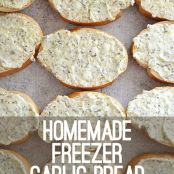 Homemade Freezer Garlic Bread